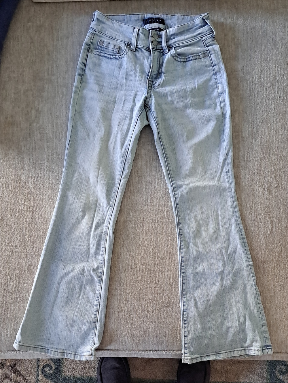 Aeropostale Light Blue Flared Women's Jeans